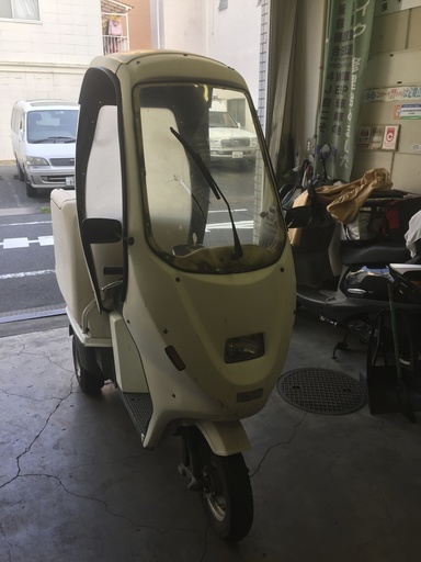 ホンダジャイロUP MRDキャノピー、大型ボックス付き
