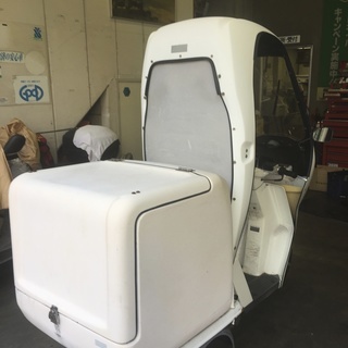 ホンダジャイロUP MRDキャノピー、大型ボックス付き