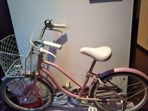 オリジナル  ピンクの女の子用自転車 その他