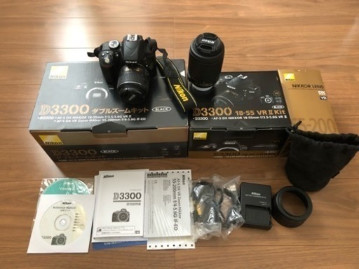 Nikon D3300 ダブルズームキット - カメラ