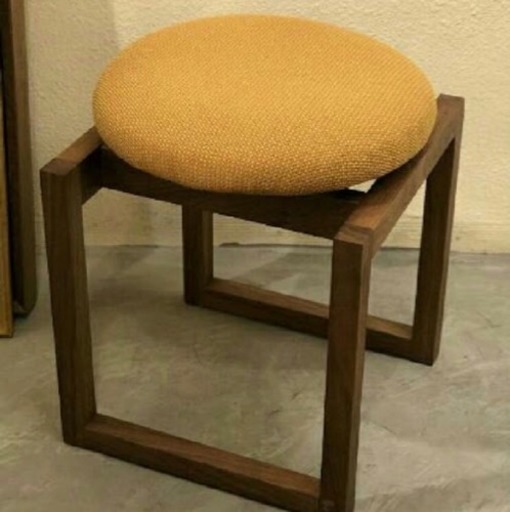 クランクスツール ウッド オレンジ ウォールナット 立野木材 椅子