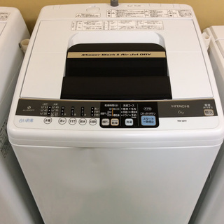 送料無料・設置無料サービス有り】洗濯機 HITACHI NW-6MY 中古
