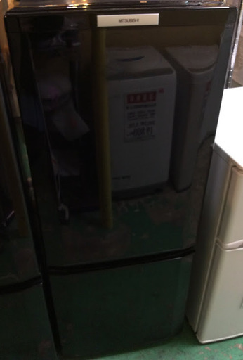 【送料無料・設置無料サービス有り】冷蔵庫 MITSUBISHI MR-P15T-B 中古