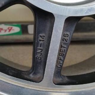 ホイール、ハヤシレーシング、14インチ、ＰＣＤ100、深リム