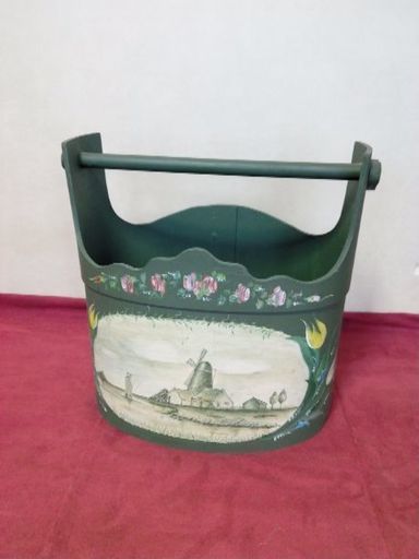 アッセンデルフトトールペイントのもの入れ (ありさんだるうっど) 京都のインテリア雑貨/小物の中古あげます・譲ります｜ジモティーで不用品の処分