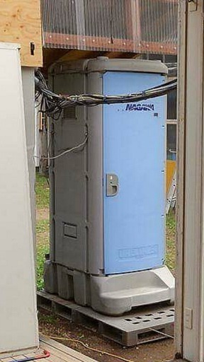 簡易水洗　仮設トイレ　ナガワ製