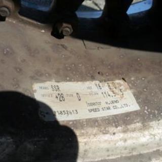 値下げしました！SSRフォーミュラーメッシュ　16インチ　5穴114.3　8J+26