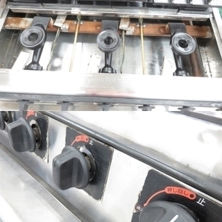 【引取限定】【小倉南区葛原東】マルゼン M-825C 都市ガス用 ガスコンロ 5口 業務用 卓上 中古 現状品 