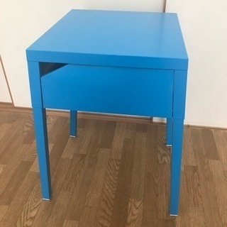 IKEAのサイドテーブル◆引出し付、販売終了モデル