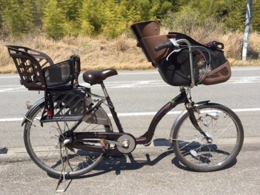★普通自転車★ petit Amman ブラウン 3人乗り