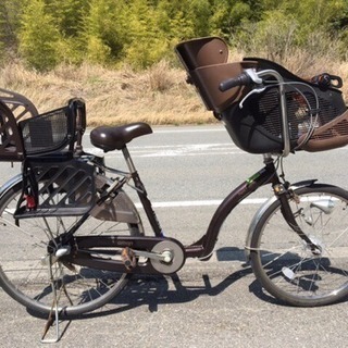 ★普通自転車★ petit Amman ブラウン 3人乗り