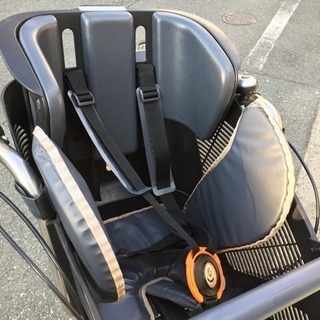 子供乗せ自転車（ママチャリ）レインカバー付