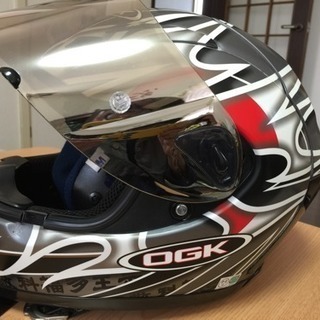 ラスト 値下げ  メンズ OGK ヘルメット ミラー、クリアセット