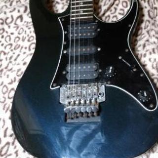 アイバニーズエレキギター　紺色　日本製
