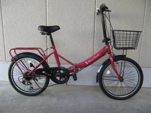値下げ！（中古）２０インチ折りたたみ自転車（外装６段変速）
