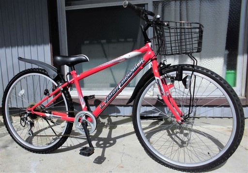 取引成立受付終了CYBER GIMMICKジュニアMTB26インチ 外装6段変速