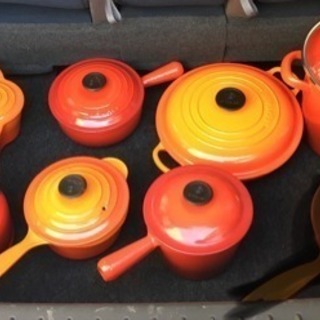 ル・クルーゼ7点とアイアンタワー。個別販売対応。