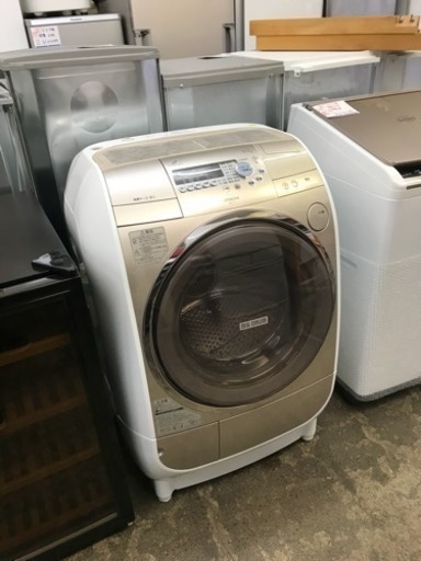 日立《ドラム式洗濯乾燥機》BD-V1　スリム型　洗9.0/乾6.0kg 保証２ヶ月
