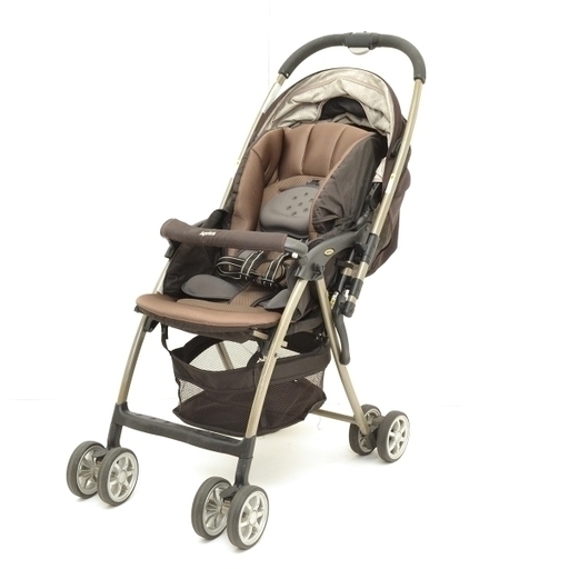 252747アップリカ Aprica karoon plus ベビーカー　ケイトブラウン 92561