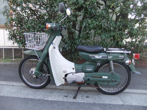 ヤマハ メイト50cc V50 実働車 走行距離少なめ 前かご付 登録書類付