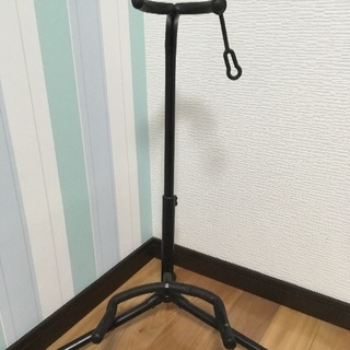 大特価！500円★ギタースタンド★黒★高さ60〜75cm