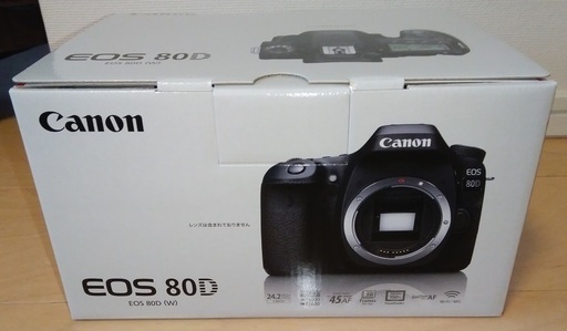 【新品】【未使用】Canon EOS 80D　ボディ