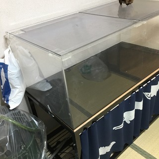120×60×45水槽 水槽台 外部フィルター等セット