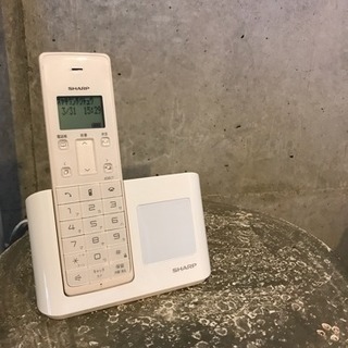 【最終値下げ】デジタルコードレス留守番電話機 ホワイト