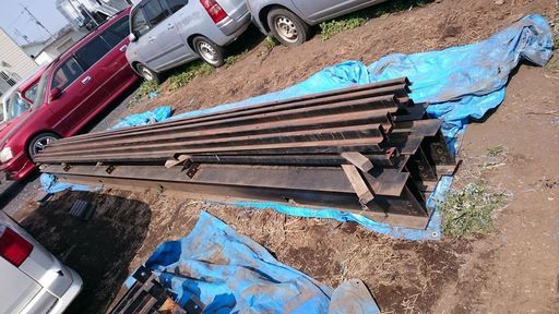 値下げ☆軽量鉄骨・H鋼・C鋼・ブレス・建材・DIY・プレハブ・物置《引取限定》☆