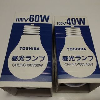 東芝　昼光ランプ　60W  40W