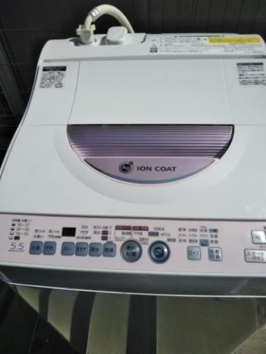 電気乾燥機付き洗濯機 シャープ 2014年モデル 5.5kg