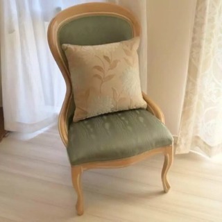 イタリア製 チェア グリーン 1人掛け椅子