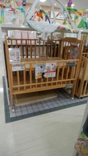 ベビーベッド　ハイシート　カトージ（KATOJI）ナチュラル