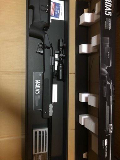 最終値下げ！ 東京マルイ エアガン M40A5 BLACK  全国送料込み！(離島除く)