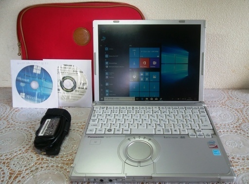 ★Used良品 Panasonic Let's Note CF-T7 Win10Pro Ofiice2010認証済 DtoDリカバリ＋キー・メディア付