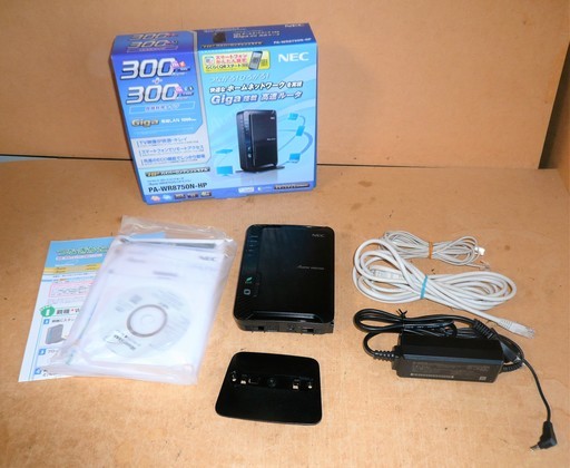 Nec Aterm Wr8750n Hpモデル ワイヤレスブロードバンドルーター 快適なホームネットワークを実現 ロボコン 港南台の周辺機器の中古あげます 譲ります ジモティーで不用品の処分