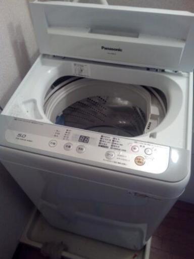 洗濯機　5kg　送風乾燥付き　Panasonic