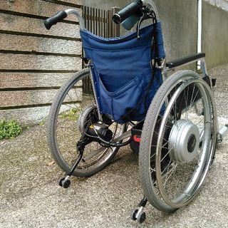 ヤマハ 電動車椅子 折り畳み出来ます介護の方もコントローラーで