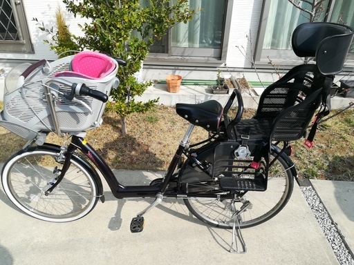 BRIDGESTONE Angelino POSH パープル＆ピンク 3人乗り自転車
