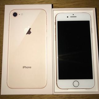 iPhone8 64GB シルバー au 3/30契約　SIMロ...