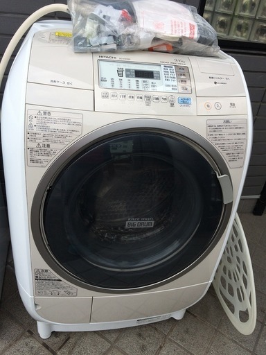 日立 ドラム式 洗濯機 BD-V3400L 2011年製 9kg 乾燥 6kg