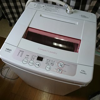 AQUA 洗濯機 容量6.0kg AQW-KS60B(P) 故障...