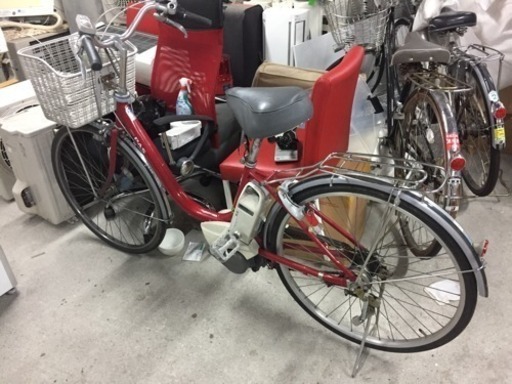 電動アシスト自転車 ヤマハ電動自転車 バッテリー6.0Ah 充電器付き