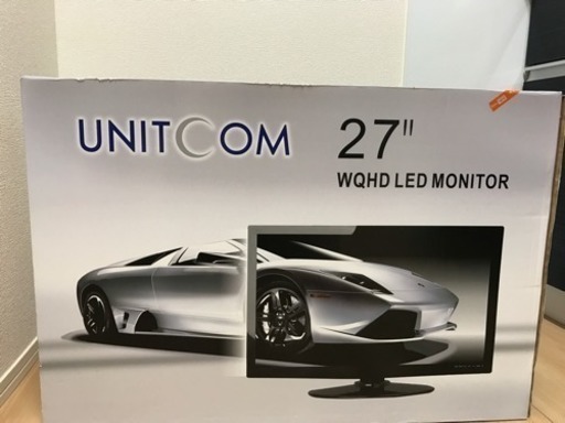ユニットコム社製UNI-LCD27/WQHD 27インチモニター