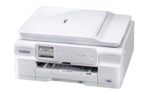 brother A4インクジェットプリンター複合機/白モデル/10/12ipm/両面印刷/有線・無線LAN/ADF DCP-J957N-W ブラザー工業