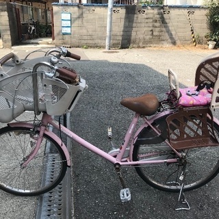 [商談成立]子ども乗せ自転車(ワケあり)