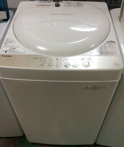 【送料無料・設置無料サービス有り】洗濯機 2016年製 TOSHIBA AW-4S3 中古