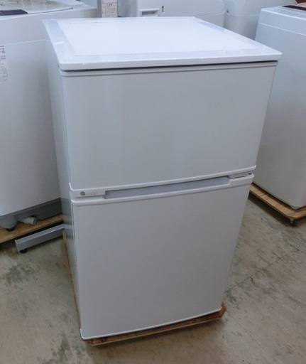 【販売終了しました。ありがとうございます。】U-ING　2ドア　冷凍冷蔵庫　UR-D90J　2016年製　中古品