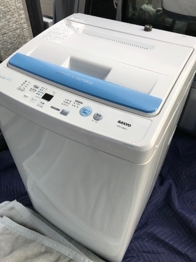木佐貫様御予約中2009年製SANYO6キロ全自動洗濯機千葉県内配送無料！設置無料！
