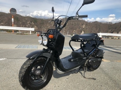 低燃費４ストホンダズーマー Zoomeraf58 人気の黒色 ４０４６ｋｍ実走実働車 みなみ 穴山のバイクの中古あげます 譲ります ジモティーで不用品の処分